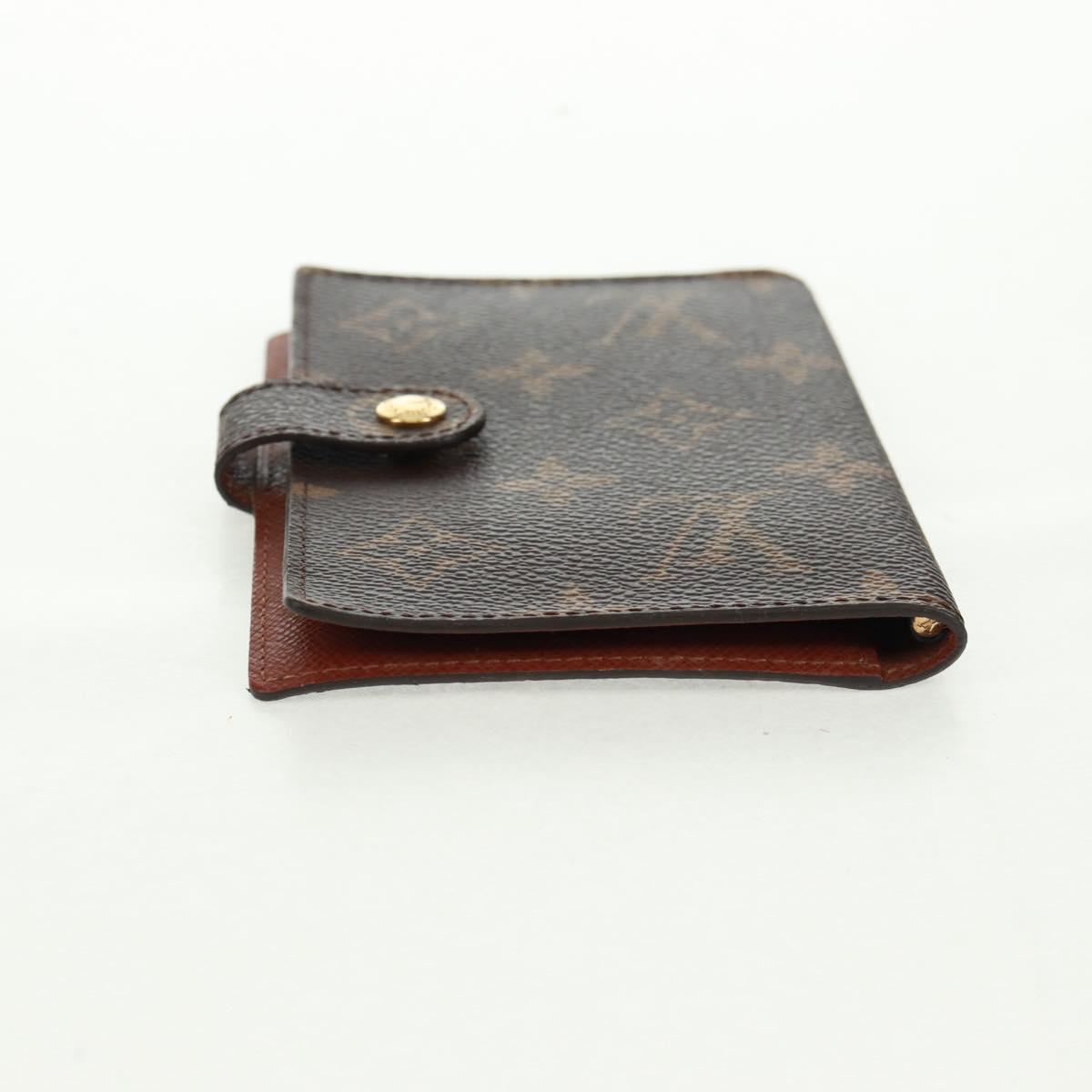LOUIS VUITTON Monogram Etui Palm PDA Day Planner Cover M63028 LV Auth 157488V