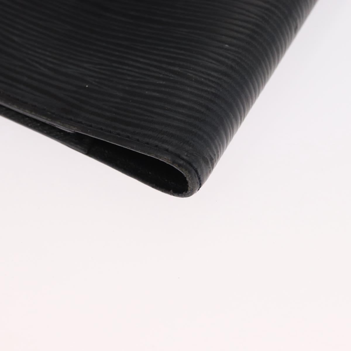 LOUIS VUITTON Epi Z Agenda PM Day Planner Cover Black R20092 LV Auth 157498
