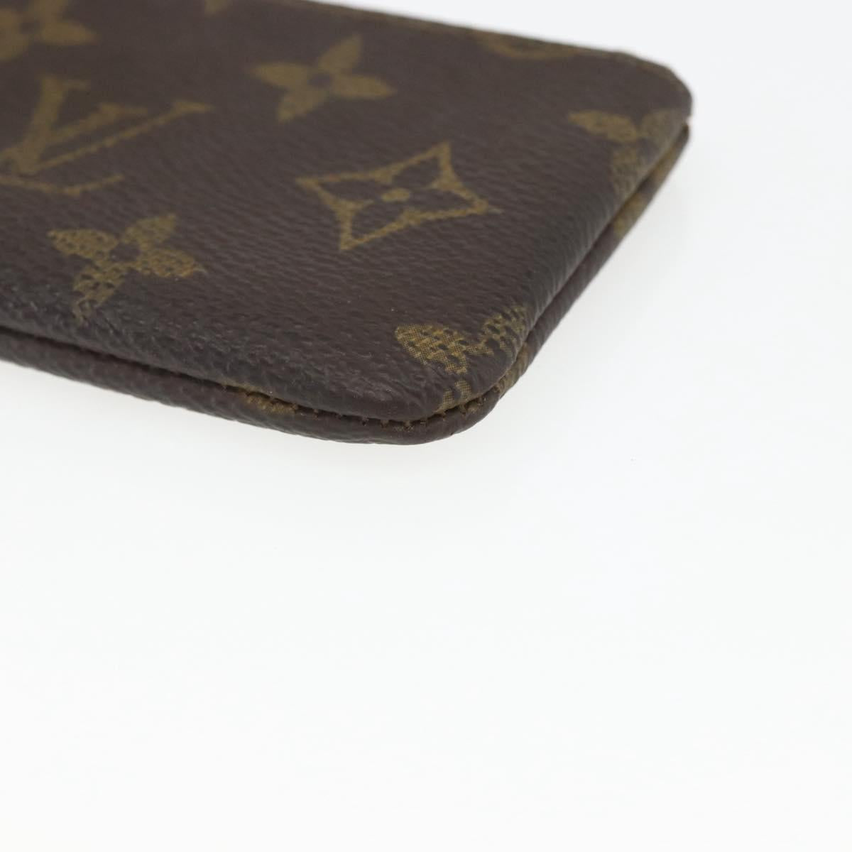 LOUIS VUITTON Monogram Pochette Cles Coin Purse M60033 LV Auth 157503