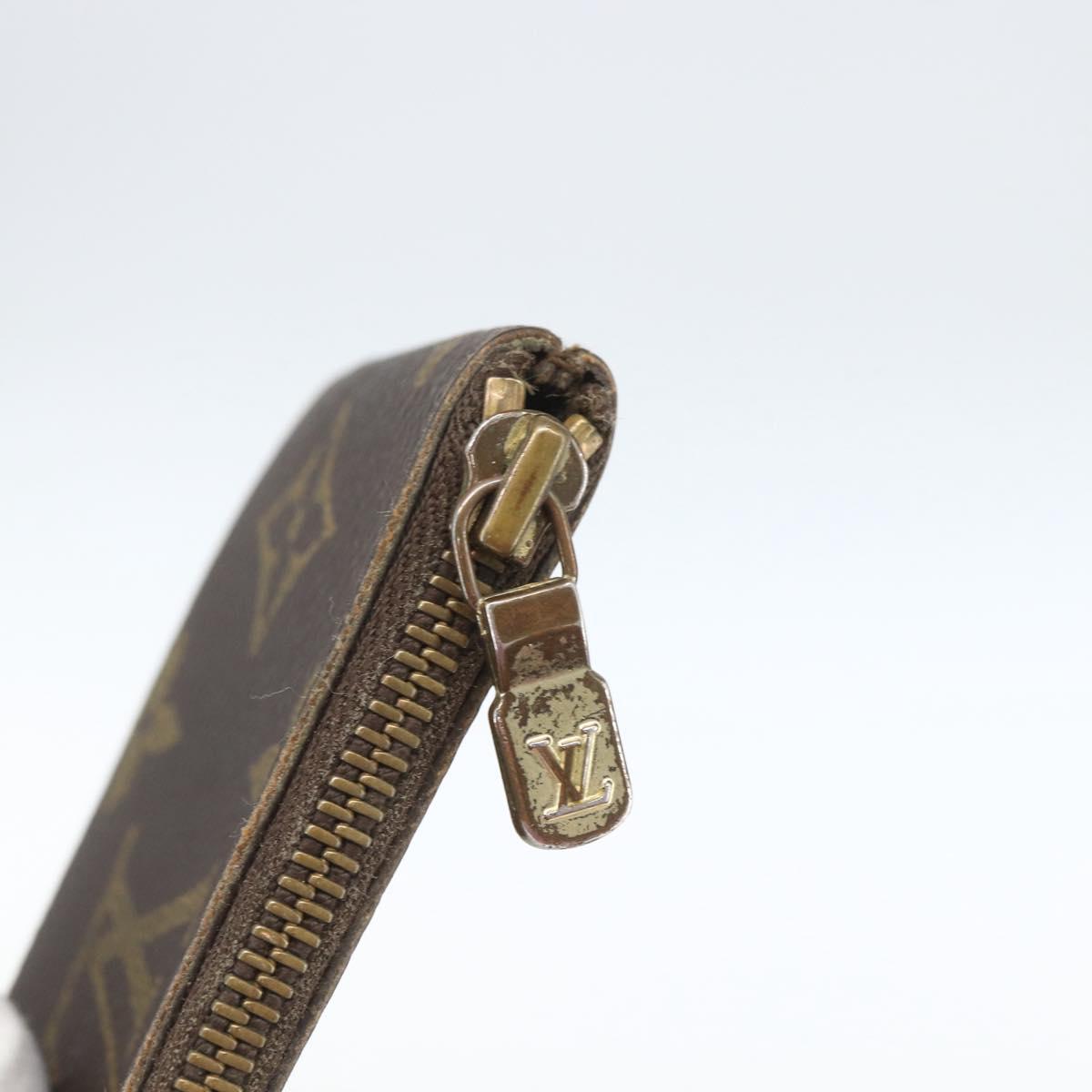 LOUIS VUITTON Monogram Pochette Cles Coin Purse M60033 LV Auth 157503