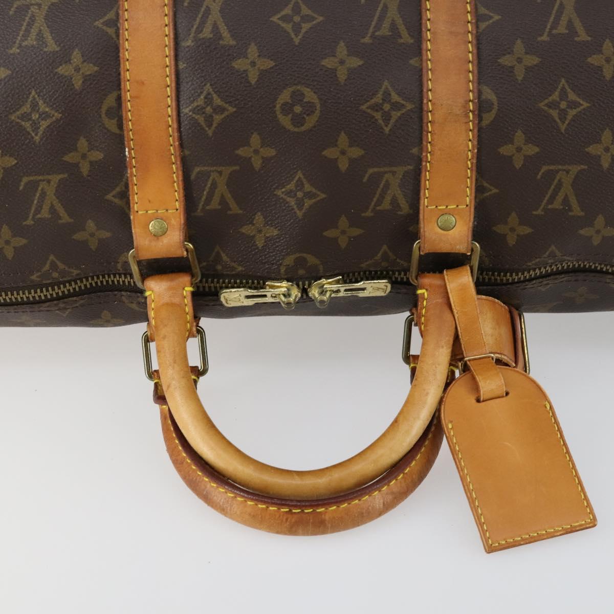 LOUIS VUITTON Monogram Keepall 50 Boston Bag M41426 LV Auth 157505