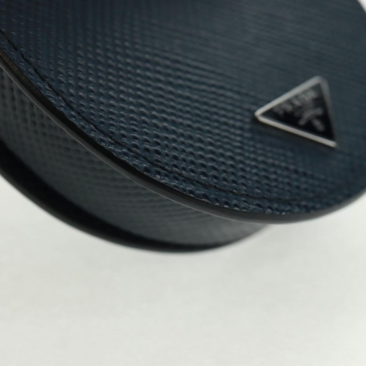PRADA Coin Purse Safiano leather Navy 2MM788 Auth 157513SAM