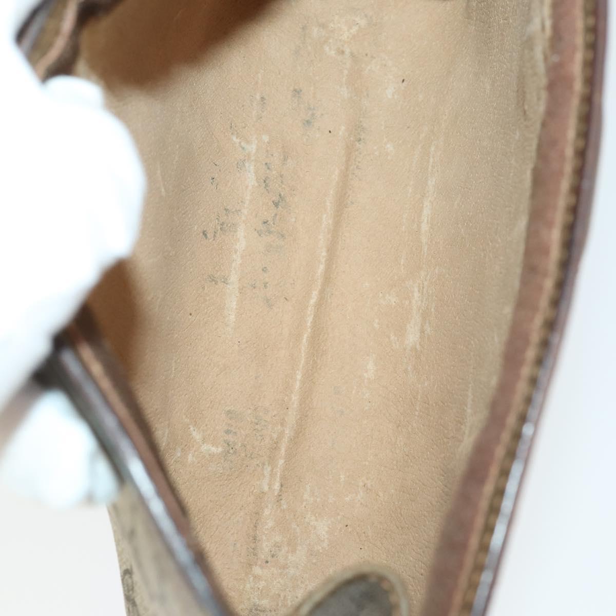 GUCCI GG Supreme Web Sherry Line Clutch Bag PVC Leather 2 Set Beige Auth 157519