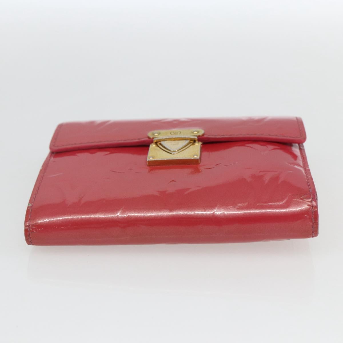 LOUIS VUITTON Vernis Portefeuille Koala Wallet Fusha Pink M91979 LV Auth 157523