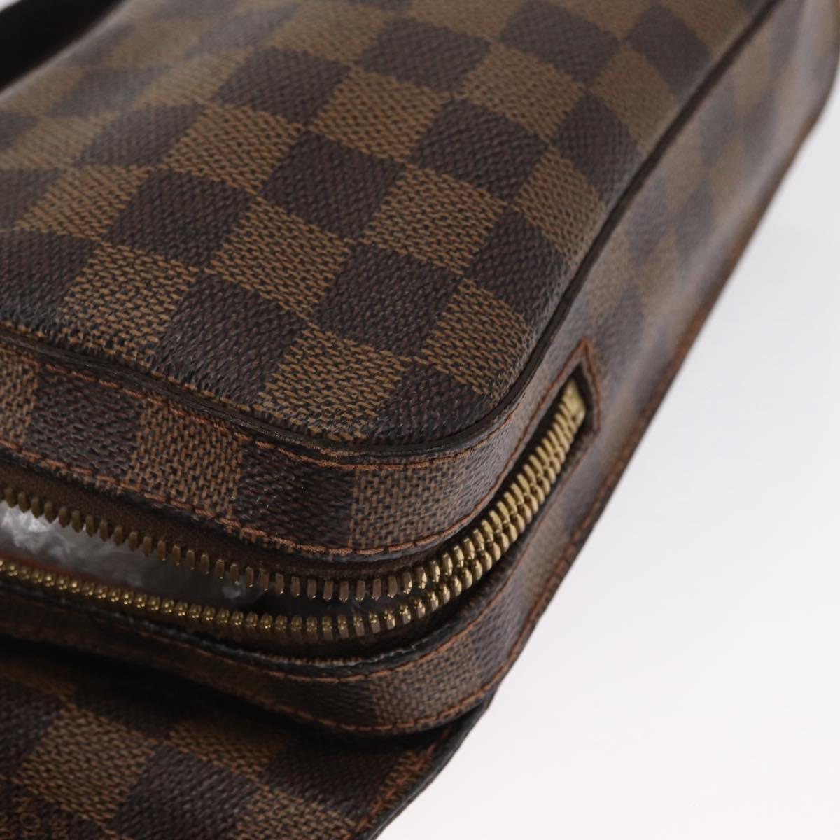 LOUIS VUITTON Damier Ebene Geronimos Shoulder Bag N51994 LV Auth 157526