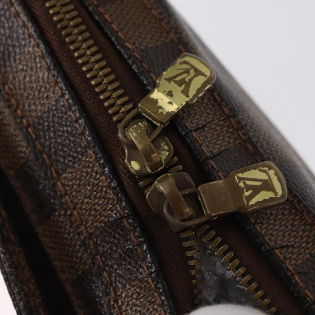 LOUIS VUITTON Damier Ebene Geronimos Shoulder Bag N51994 LV Auth 157526