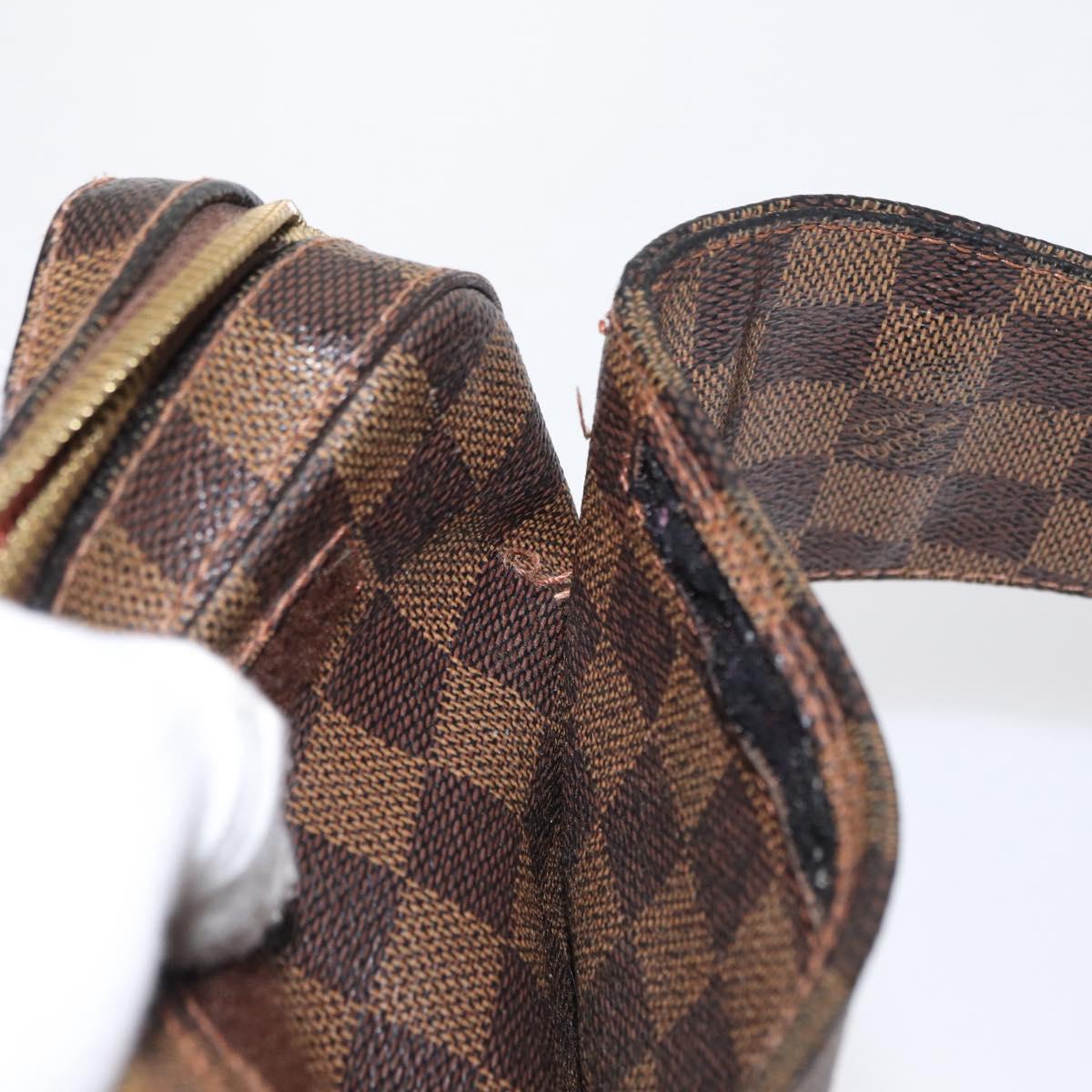 LOUIS VUITTON Damier Ebene Geronimos Shoulder Bag N51994 LV Auth 157526
