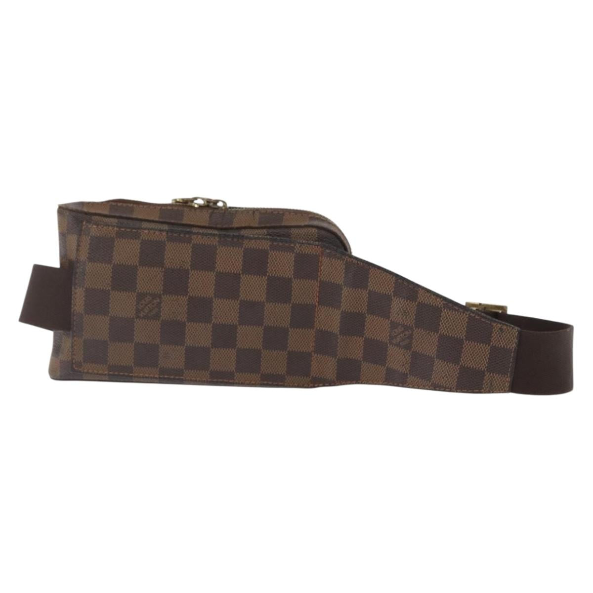 LOUIS VUITTON Damier Ebene Geronimos Shoulder Bag N51994 LV Auth 157526