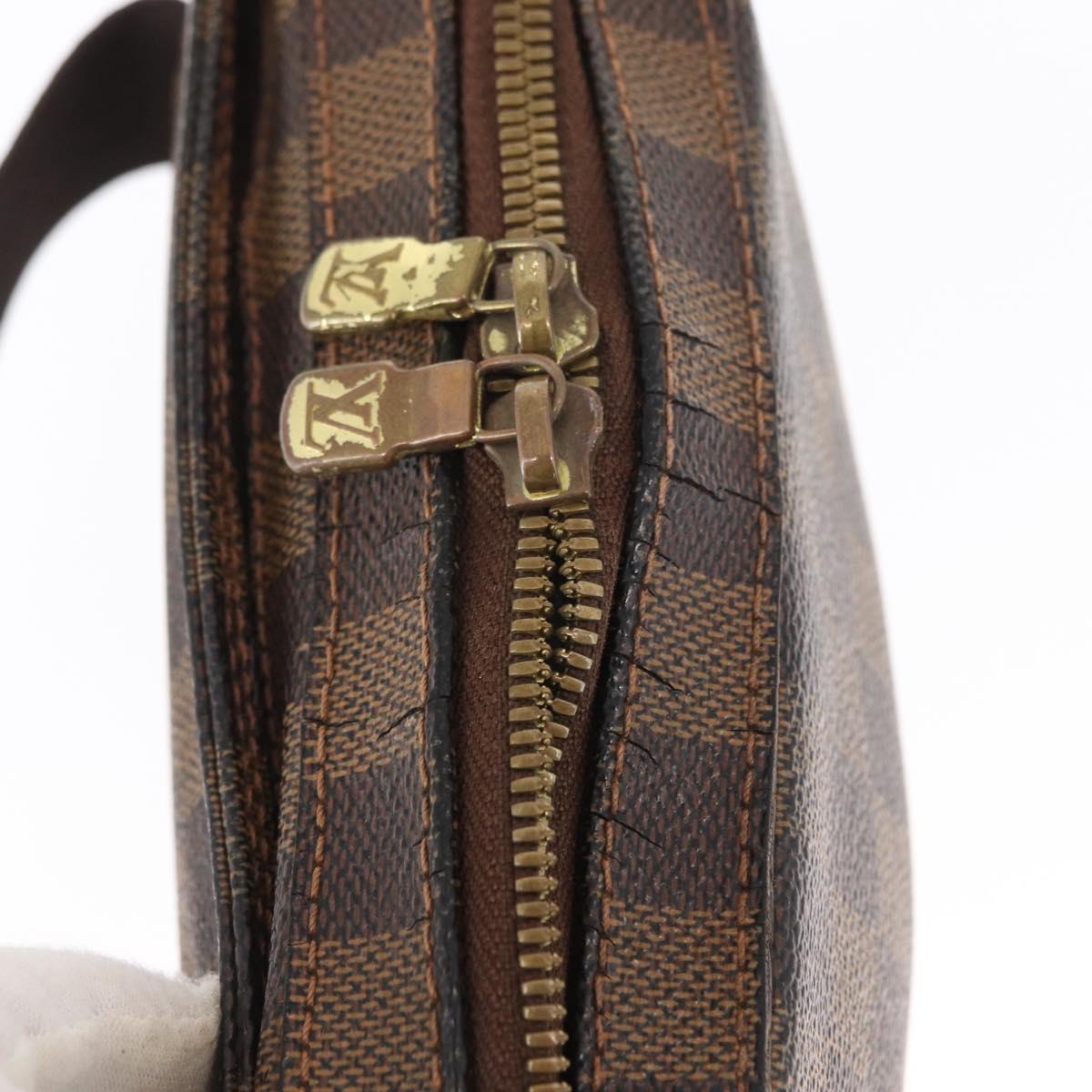 LOUIS VUITTON Damier Ebene Geronimos Shoulder Bag N51994 LV Auth 157526
