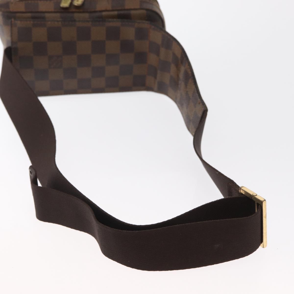 LOUIS VUITTON Damier Ebene Geronimos Shoulder Bag N51994 LV Auth 157526