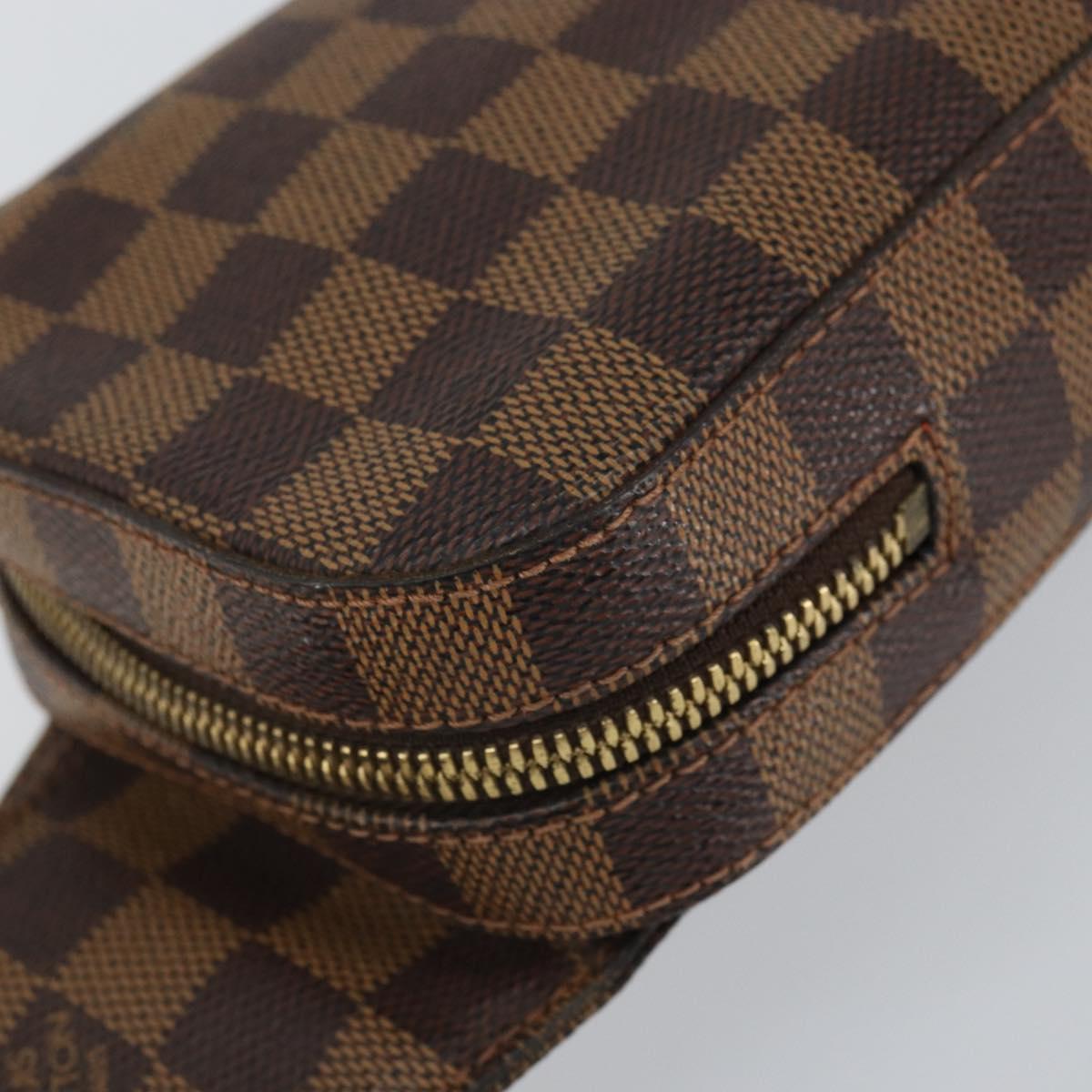 LOUIS VUITTON Damier Ebene Geronimos Shoulder Bag N51994 LV Auth 157543A