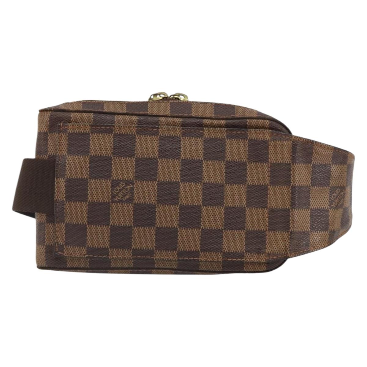 LOUIS VUITTON Damier Ebene Geronimos Shoulder Bag N51994 LV Auth 157543A