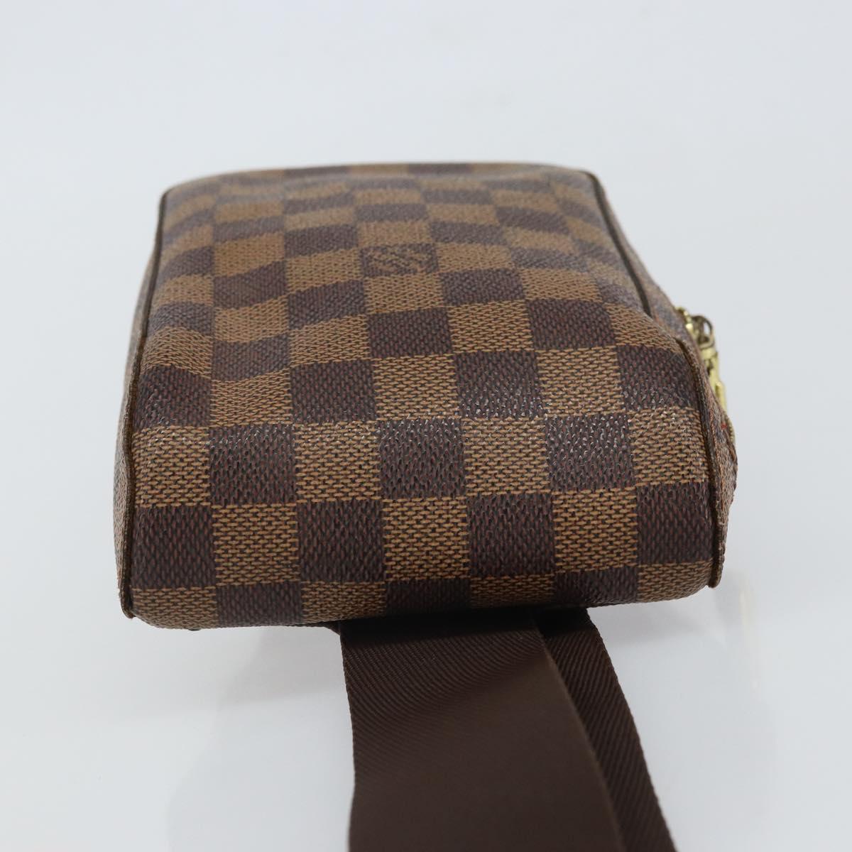 LOUIS VUITTON Damier Ebene Geronimos Shoulder Bag N51994 LV Auth 157543A