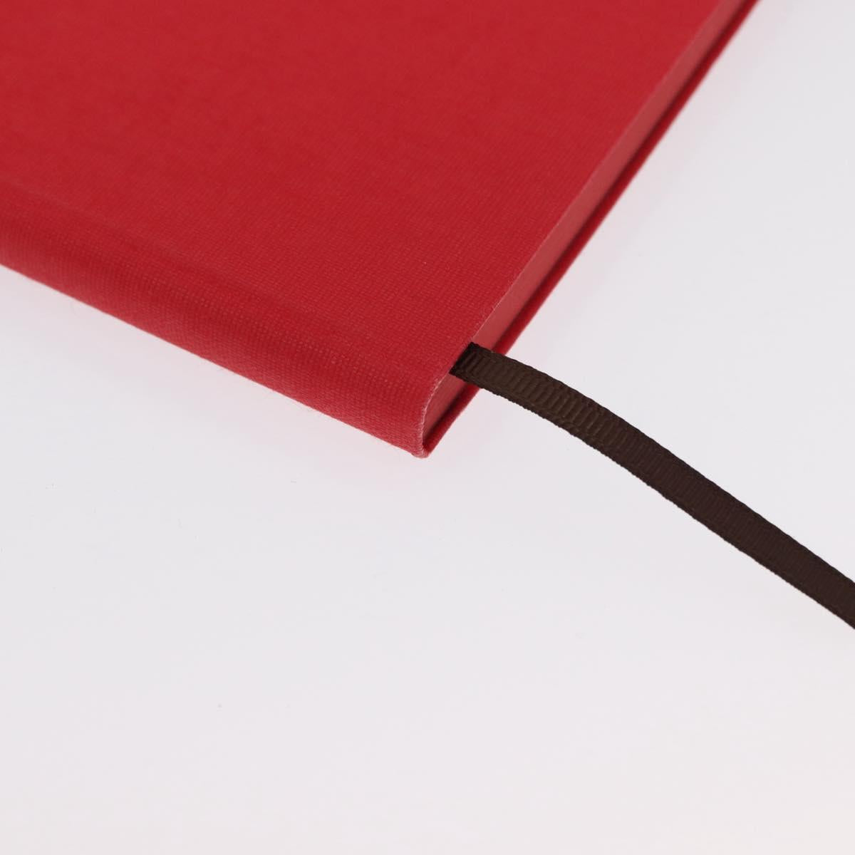 LOUIS VUITTON Notebook MN Planner Canvas Red GI1186 LV Auth 157547