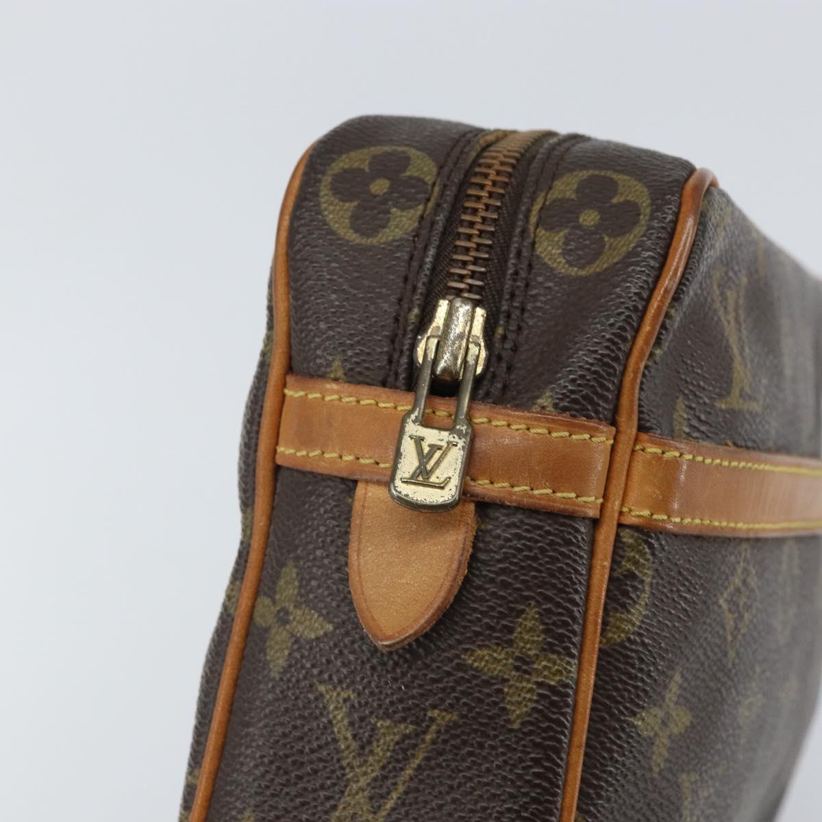 LOUIS VUITTON Monogram Compiegne 23 Clutch Bag M51847 LV Auth 157565