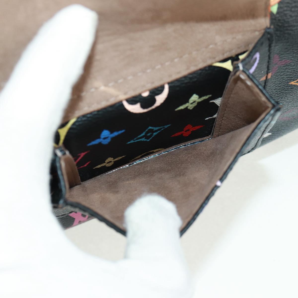 LOUIS VUITTON Monogram Multicolor Speedy 30 Hand Bag Black M92642 Auth 157571SM