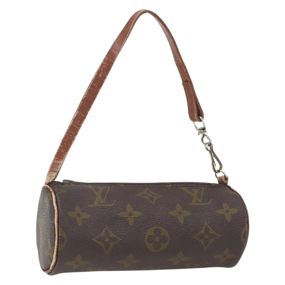 LOUIS VUITTON Monogram Papillon Pouch Vintage LV Auth 157574