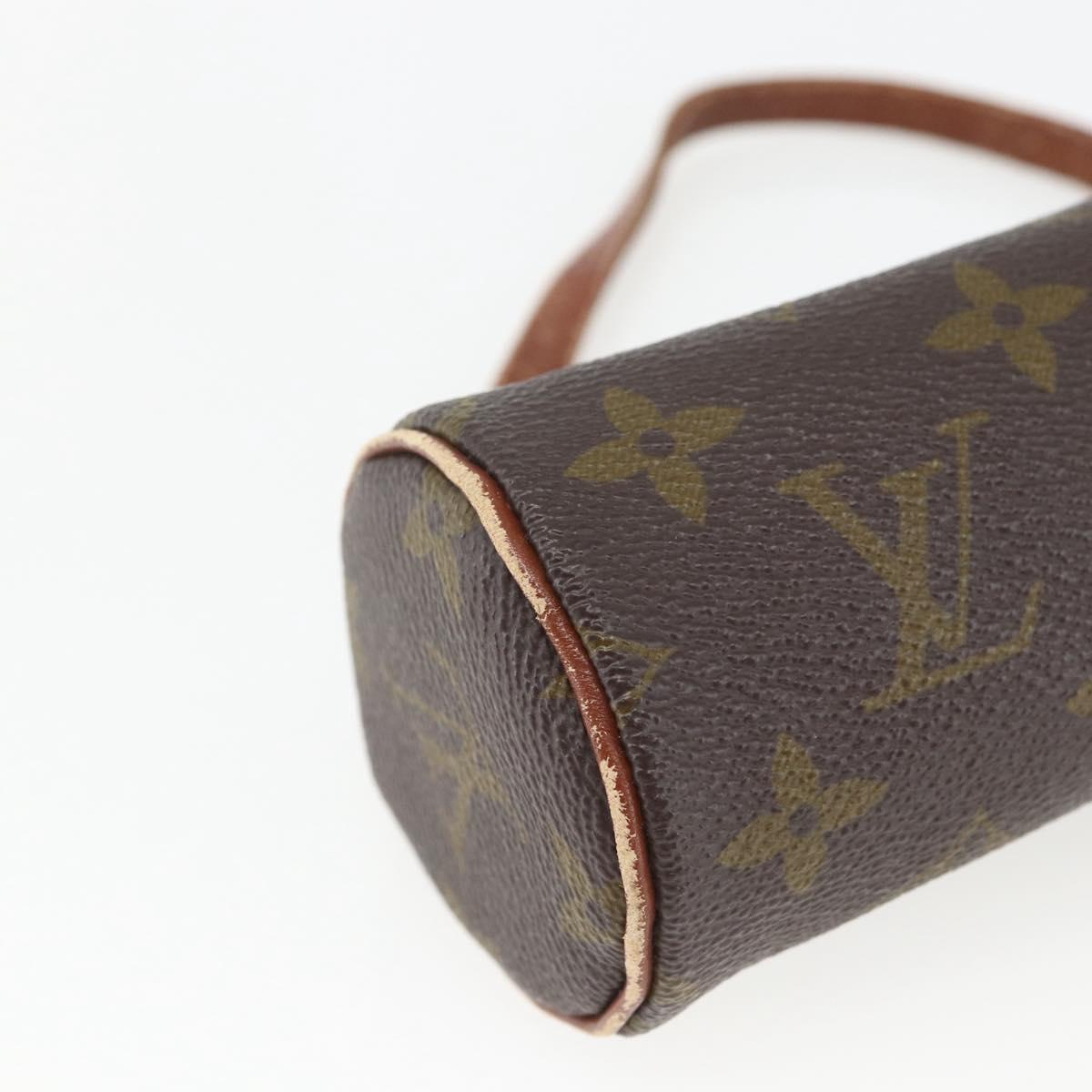 LOUIS VUITTON Monogram Papillon Pouch Vintage LV Auth 157574