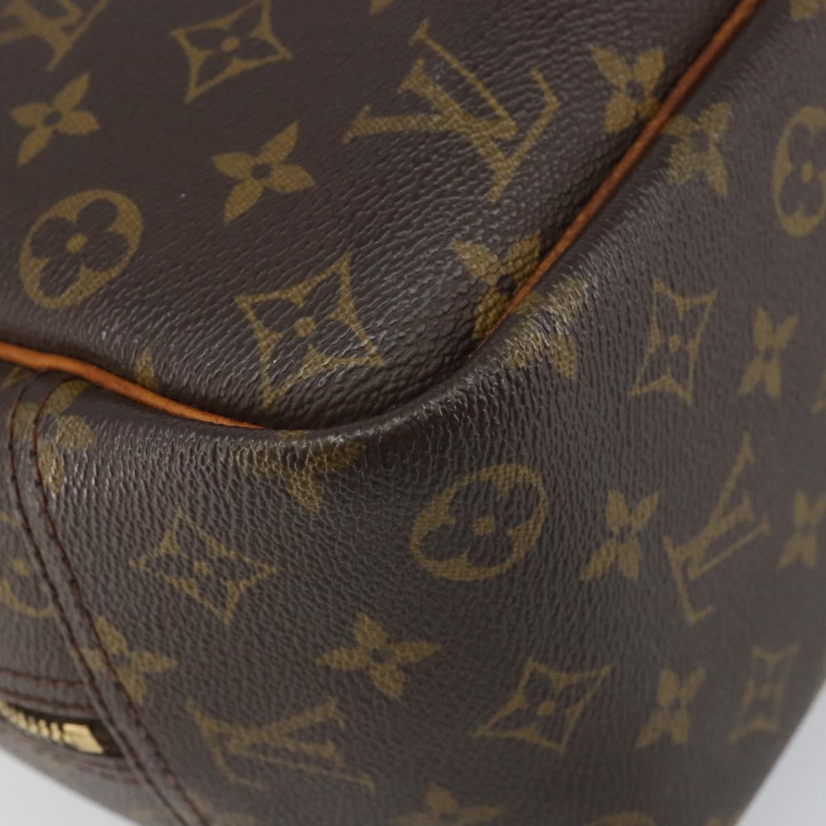 LOUIS VUITTON Monogram Deauville Hand Bag M47270 LV Auth 157578