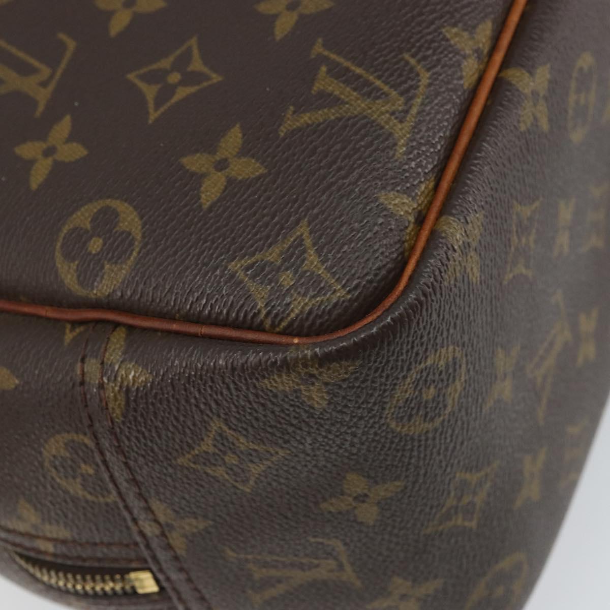 LOUIS VUITTON Monogram Deauville Hand Bag M47270 LV Auth 157578