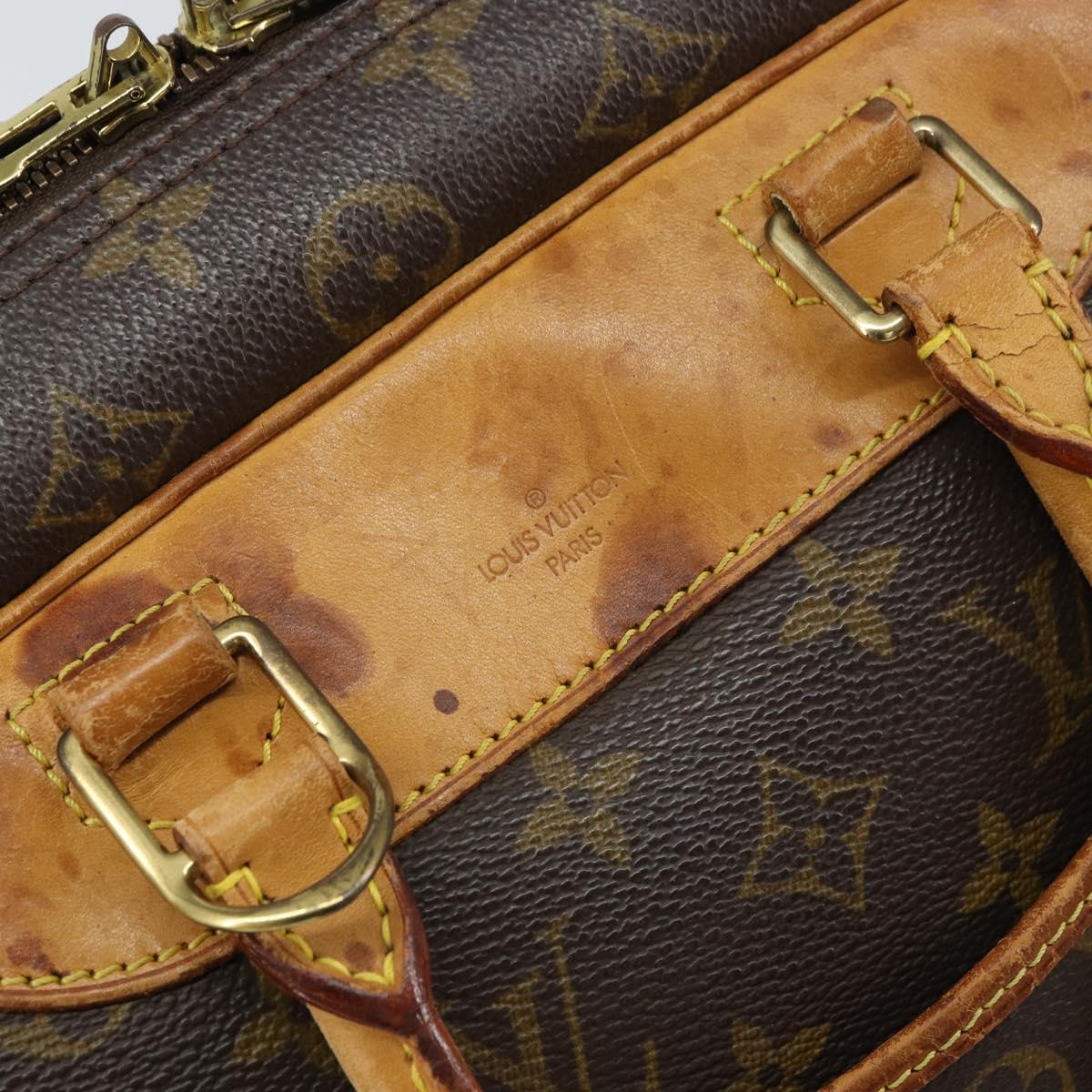 LOUIS VUITTON Monogram Deauville Hand Bag M47270 LV Auth 157578