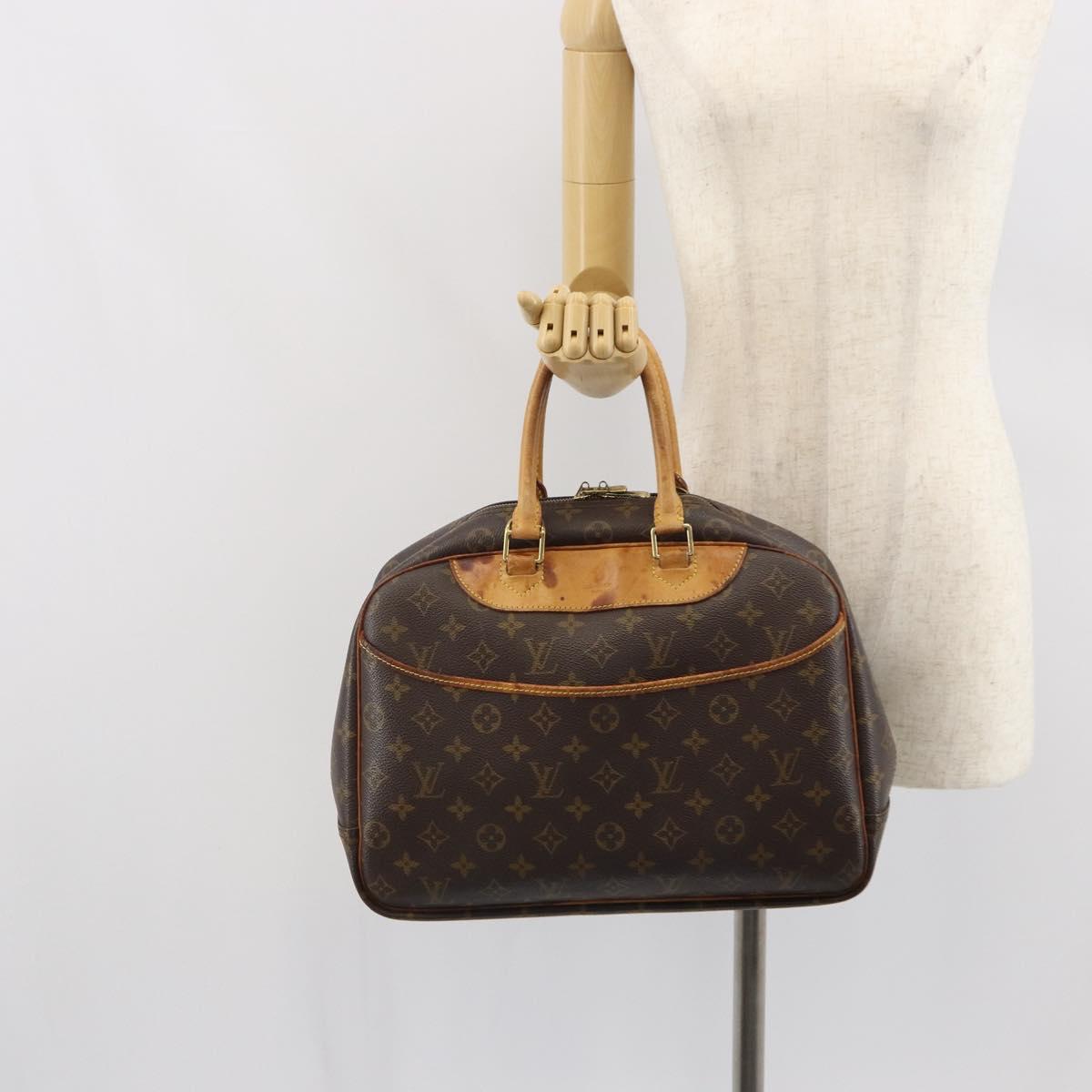 LOUIS VUITTON Monogram Deauville Hand Bag M47270 LV Auth 157578