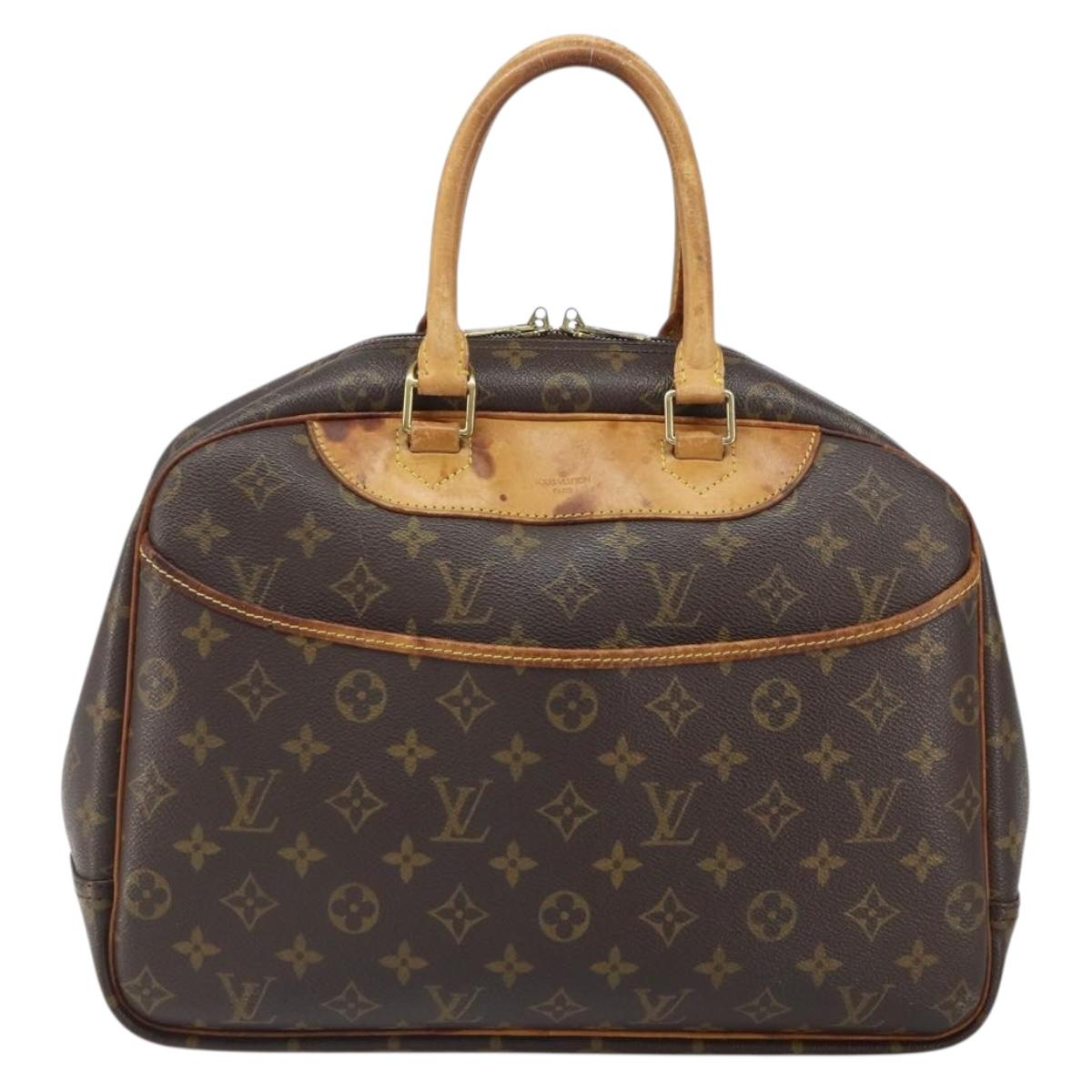 LOUIS VUITTON Monogram Deauville Hand Bag M47270 LV Auth 157578