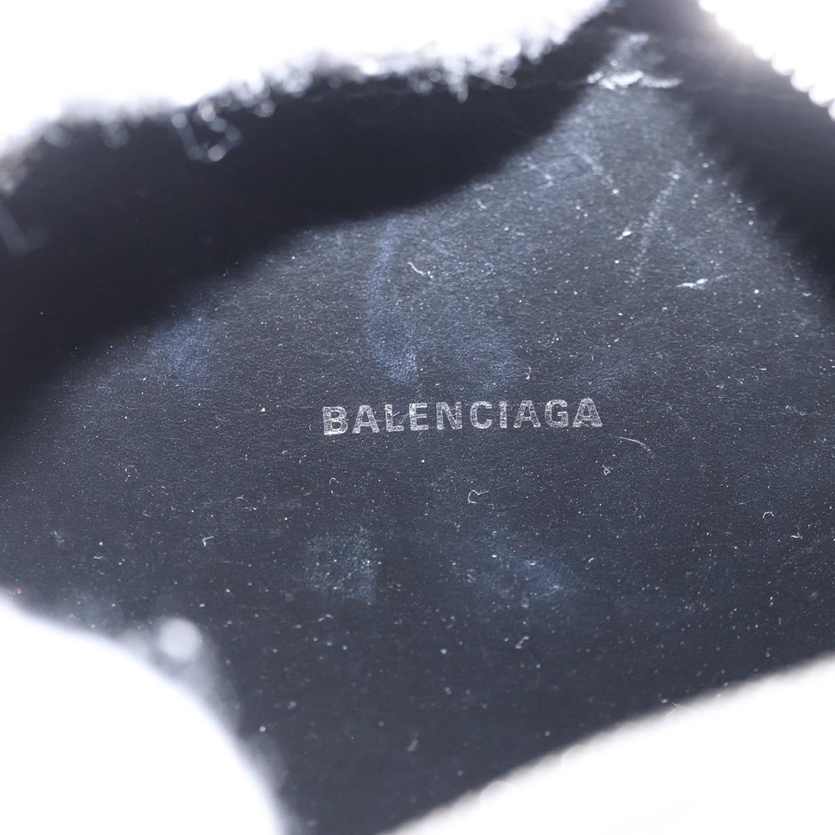 BALENCIAGA Everyday Camera Bag XS Shoulder Bag Leather Silver 552372 Auth 157590