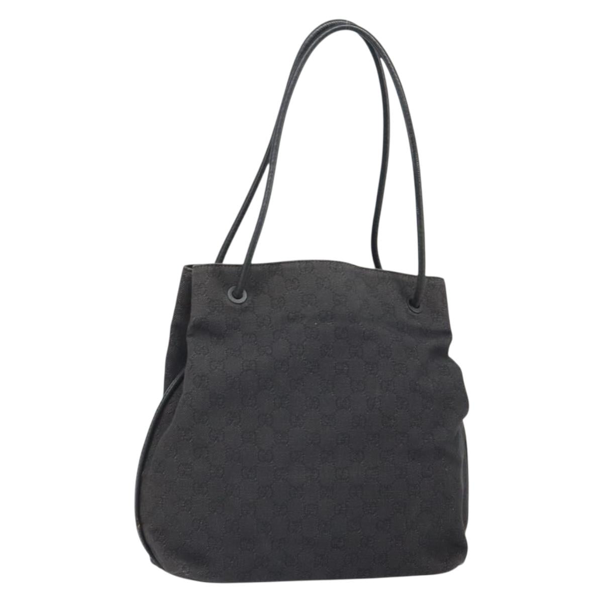 GUCCI GG Canvas Shoulder Bag Outlet Dark Brown 101341 Auth 157591