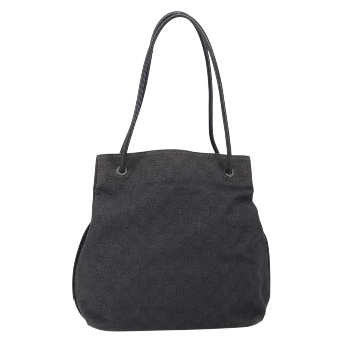 GUCCI GG Canvas Shoulder Bag Outlet Dark Brown 101341 Auth 157591