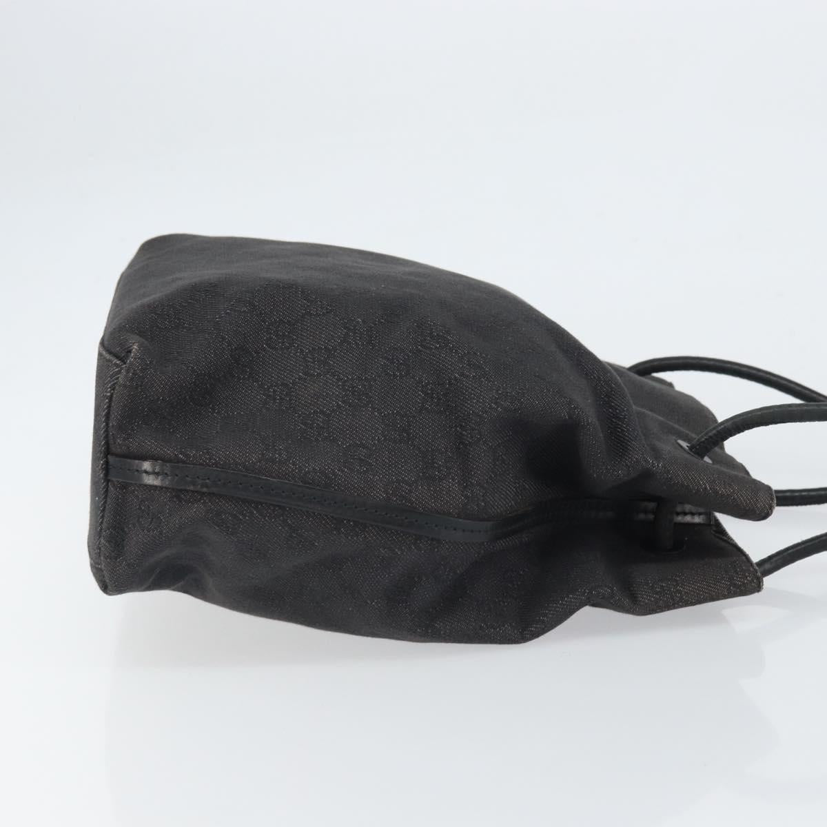 GUCCI GG Canvas Shoulder Bag Outlet Dark Brown 101341 Auth 157591