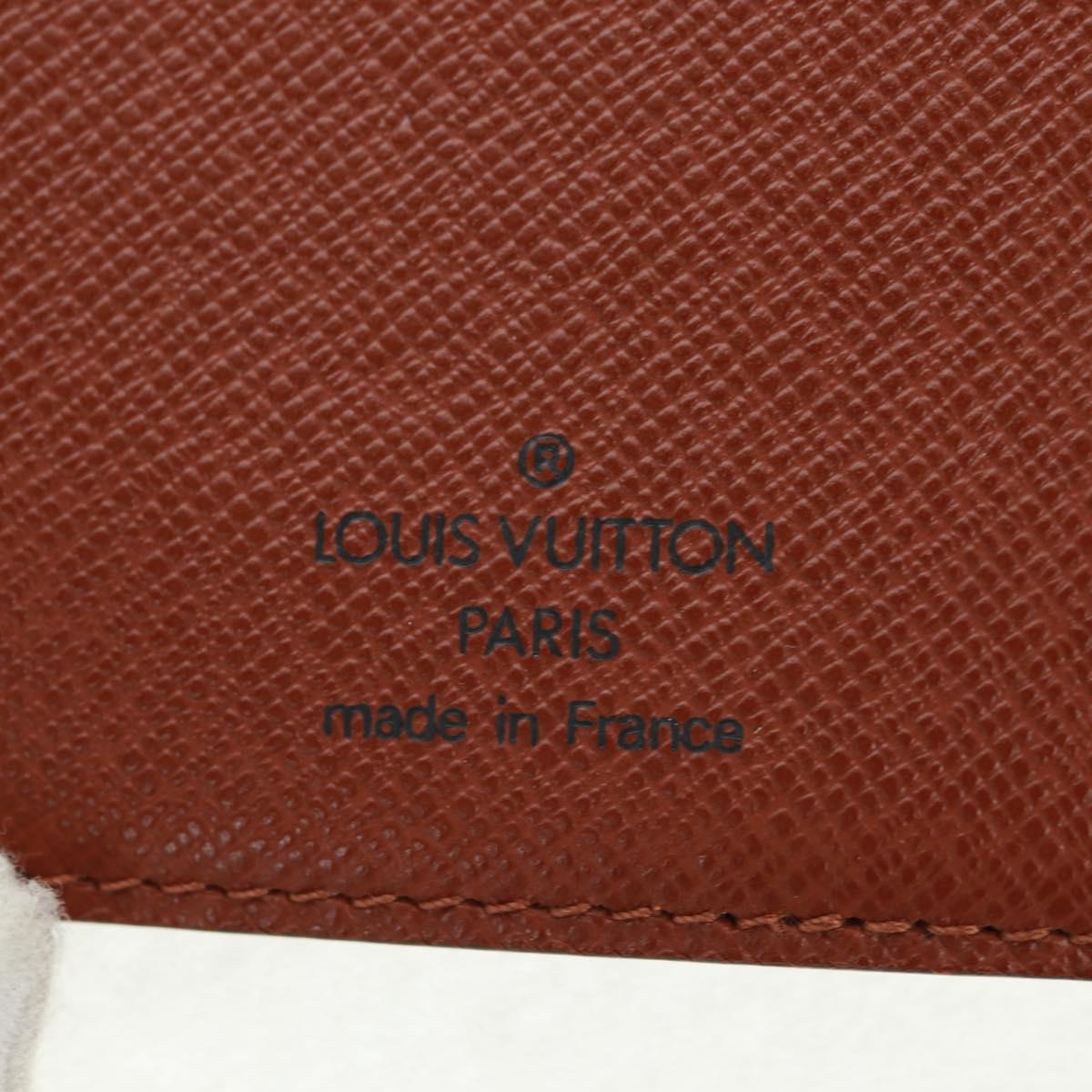 LOUIS VUITTON Monogram Portefeuille Brazza Long Wallet M66540 LV Auth 157595V