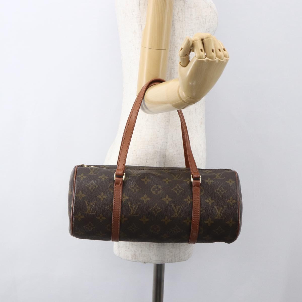 LOUIS VUITTON Monogram Papillon 30 Hand Bag M51385 LV Auth 157600