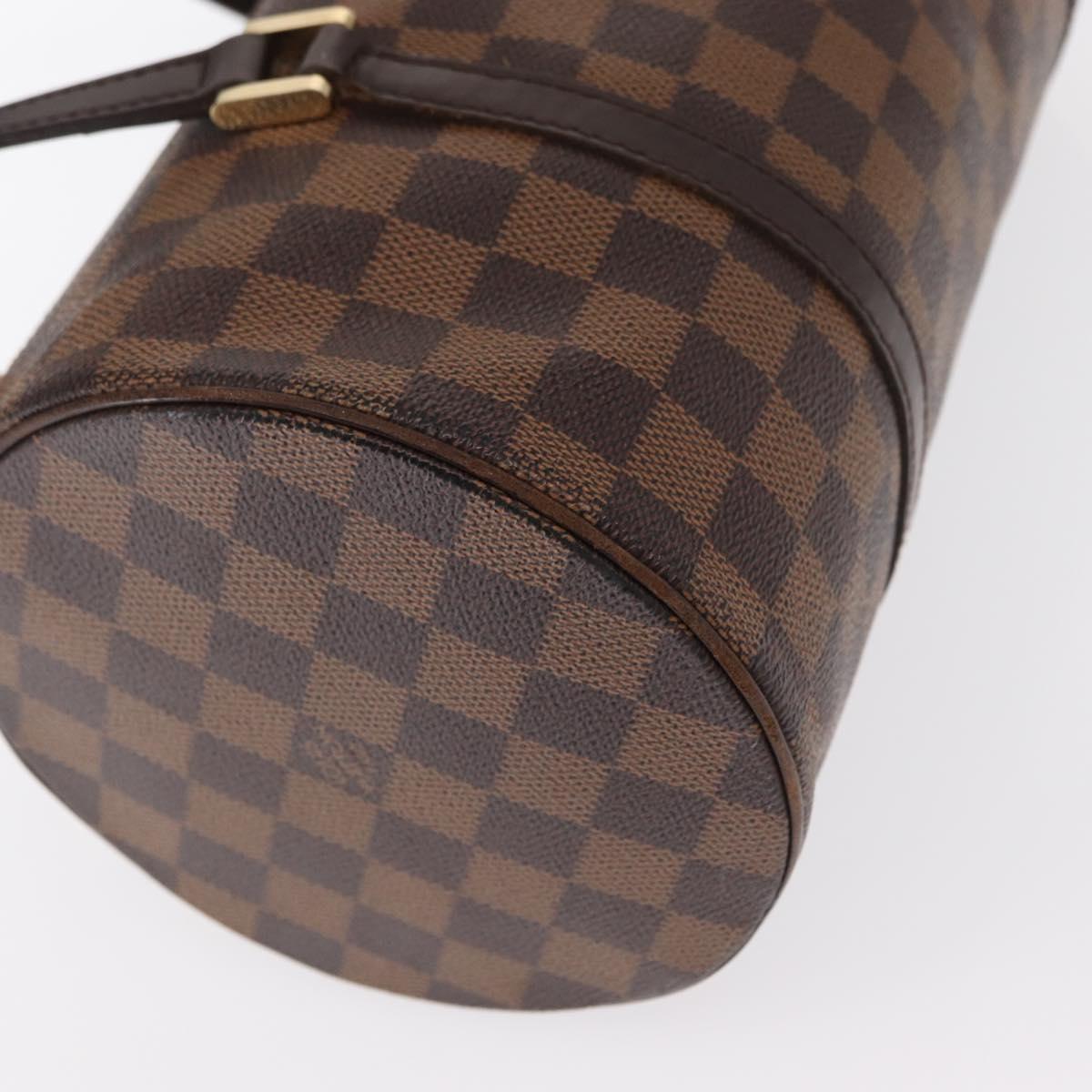 LOUIS VUITTON Damier Ebene Papillon 30 Hand Bag N51303 LV Auth 157602