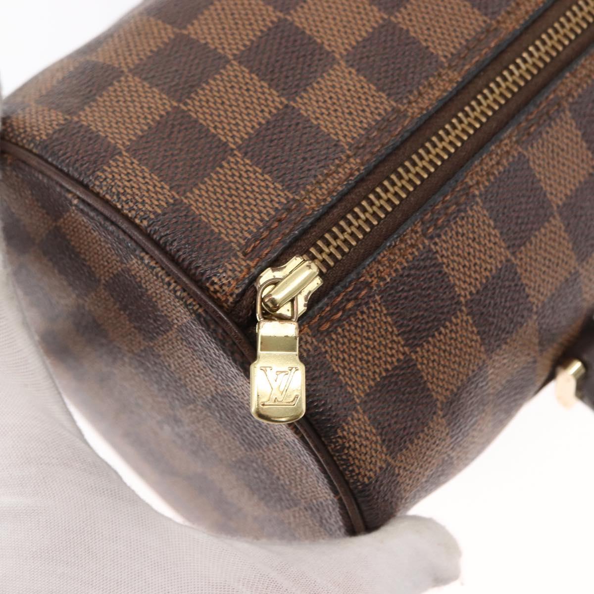 LOUIS VUITTON Damier Ebene Papillon 30 Hand Bag N51303 LV Auth 157602