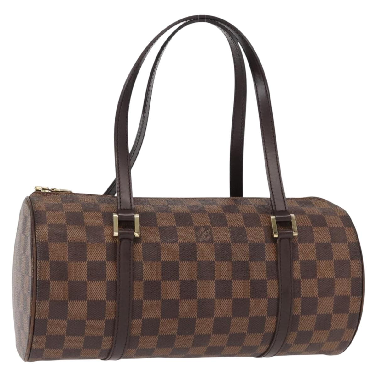 LOUIS VUITTON Damier Ebene Papillon 30 Hand Bag N51303 LV Auth 157602