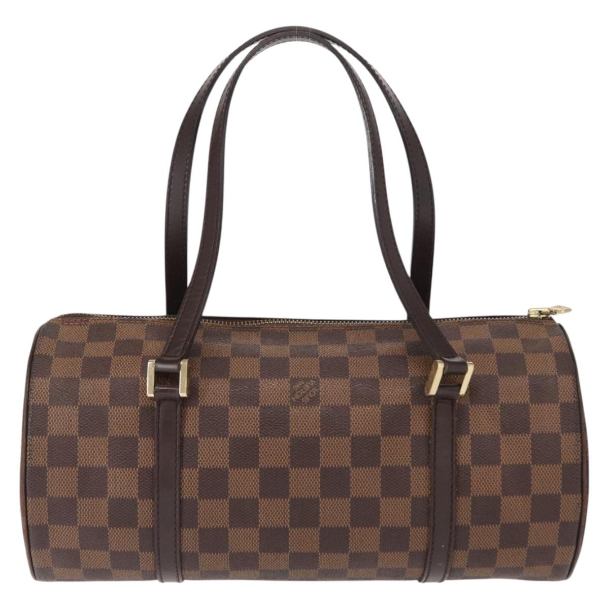 LOUIS VUITTON Damier Ebene Papillon 30 Hand Bag N51303 LV Auth 157602
