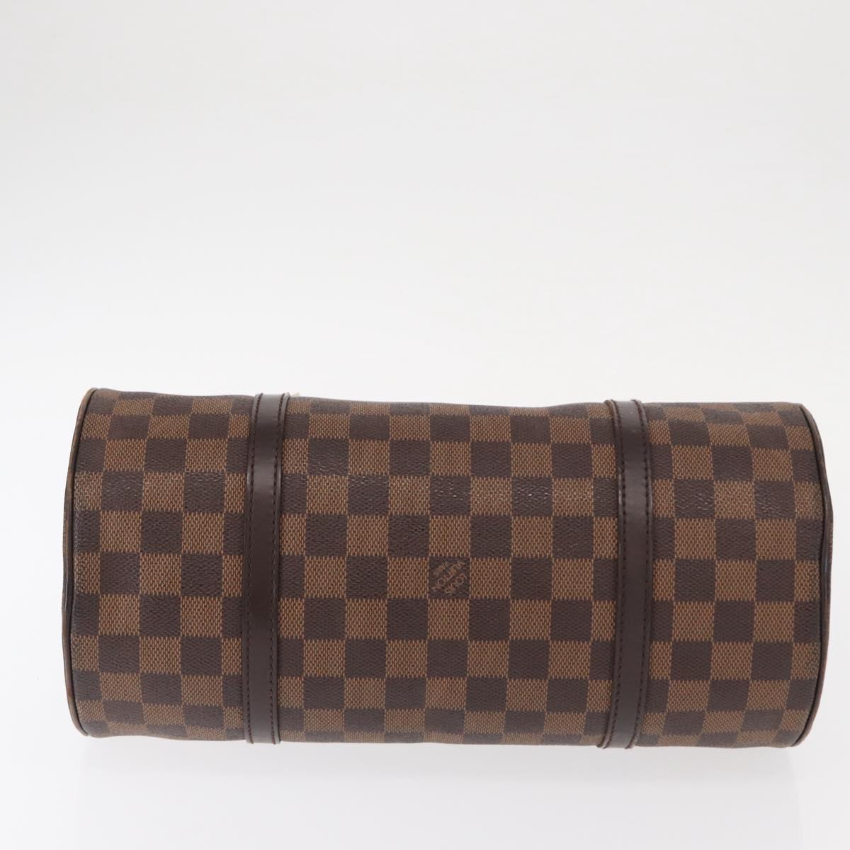 LOUIS VUITTON Damier Ebene Papillon 30 Hand Bag N51303 LV Auth 157602