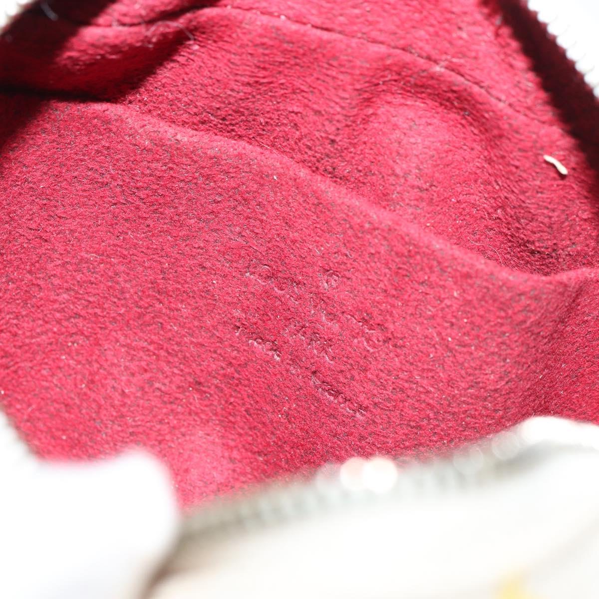 LOUIS VUITTON Monogram Multicolor Trousse Wapity Pouch White M58033 Auth 157605