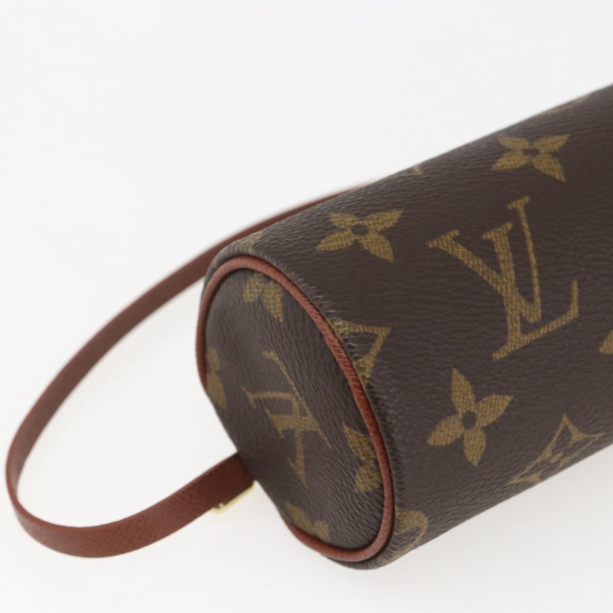 LOUIS VUITTON Monogram Papillon Pouch LV Auth 157608V