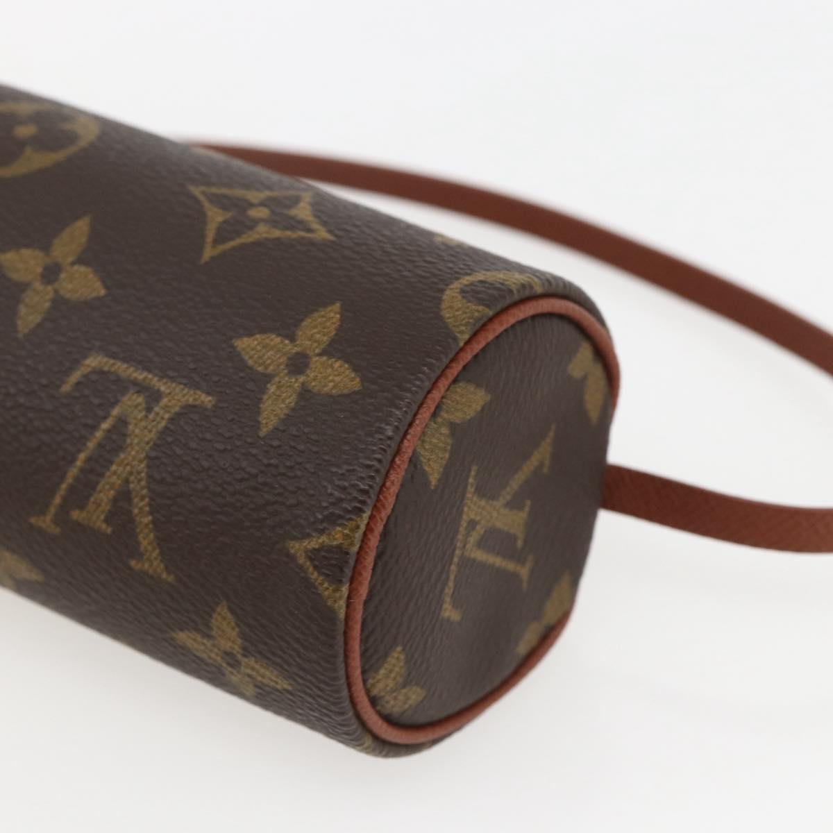 LOUIS VUITTON Monogram Papillon Pouch LV Auth 157608V