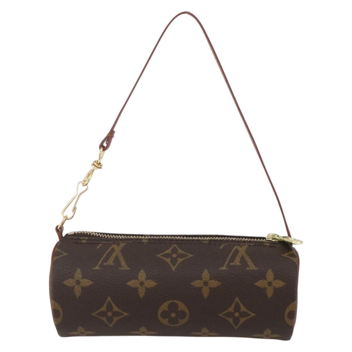 LOUIS VUITTON Monogram Papillon Pouch LV Auth 157608V