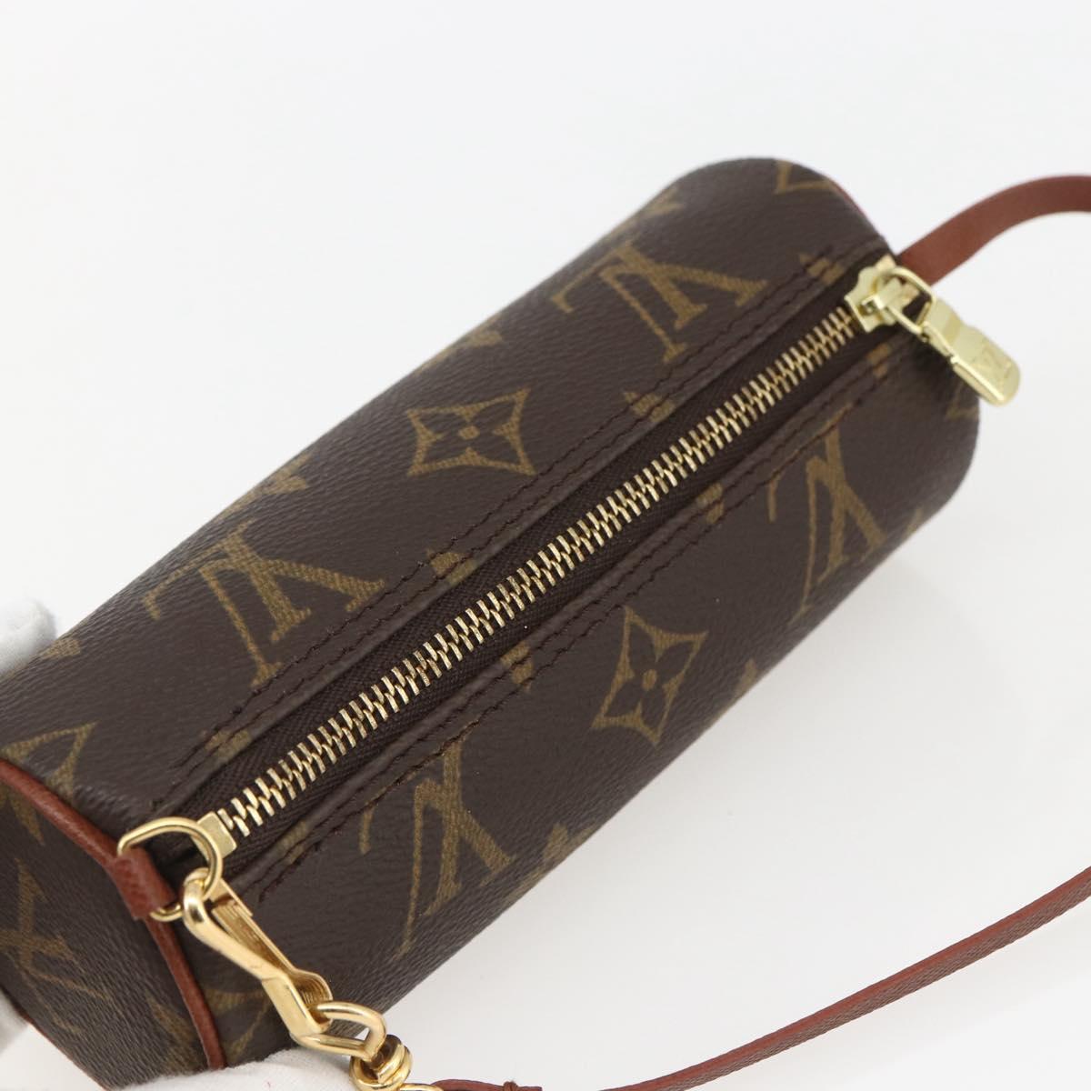 LOUIS VUITTON Monogram Papillon Pouch LV Auth 157608V