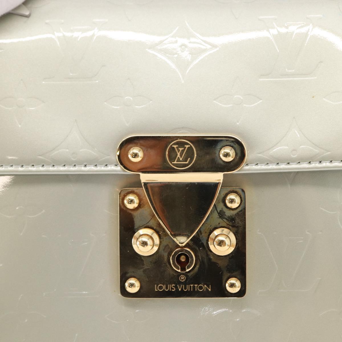 LOUIS VUITTON Monogram Vernis Spring Street Hand Bag Gris M91029 LV Auth 157614V