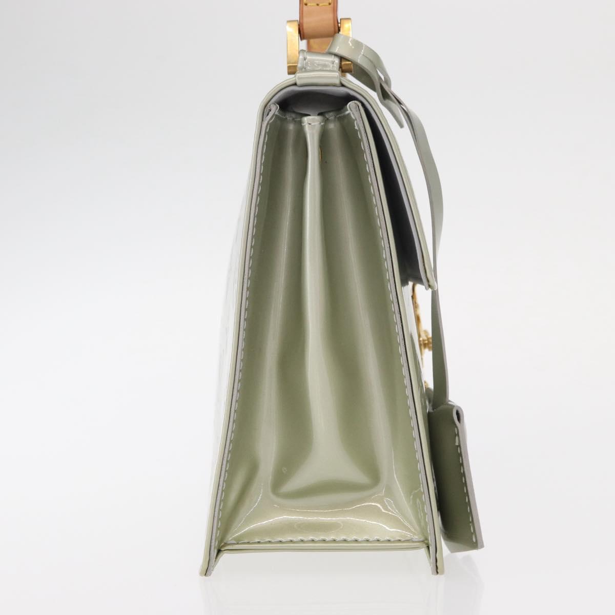 LOUIS VUITTON Monogram Vernis Spring Street Hand Bag Gris M91029 LV Auth 157614V