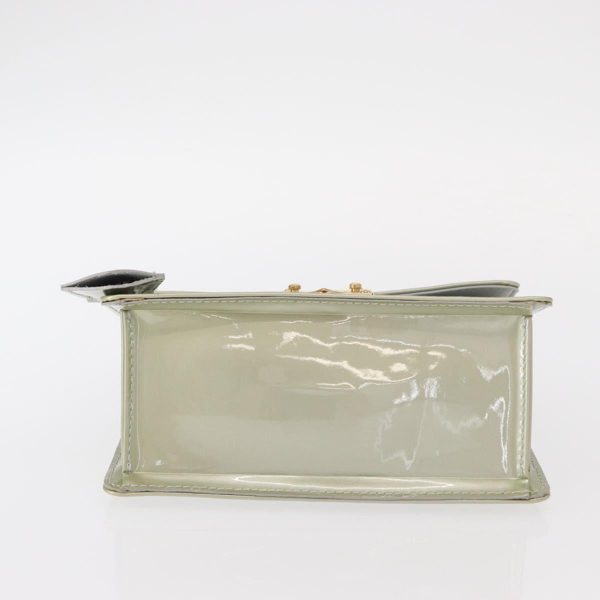 LOUIS VUITTON Monogram Vernis Spring Street Hand Bag Gris M91029 LV Auth 157614V