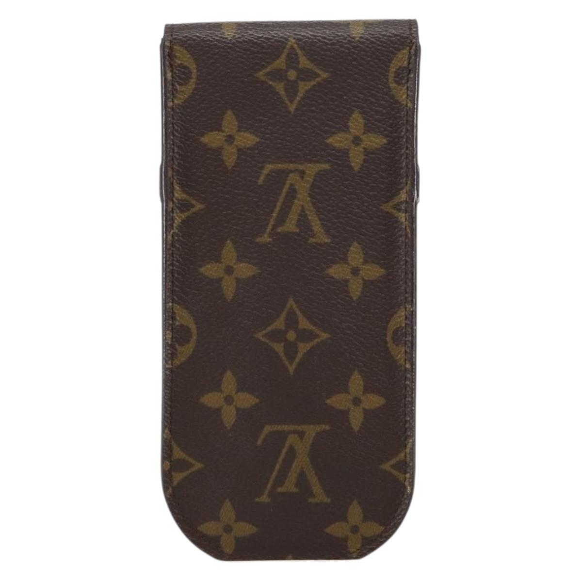 LOUIS VUITTON Monogram Etui Lunette Rabat Glasses Case M62970 LV Auth 157620