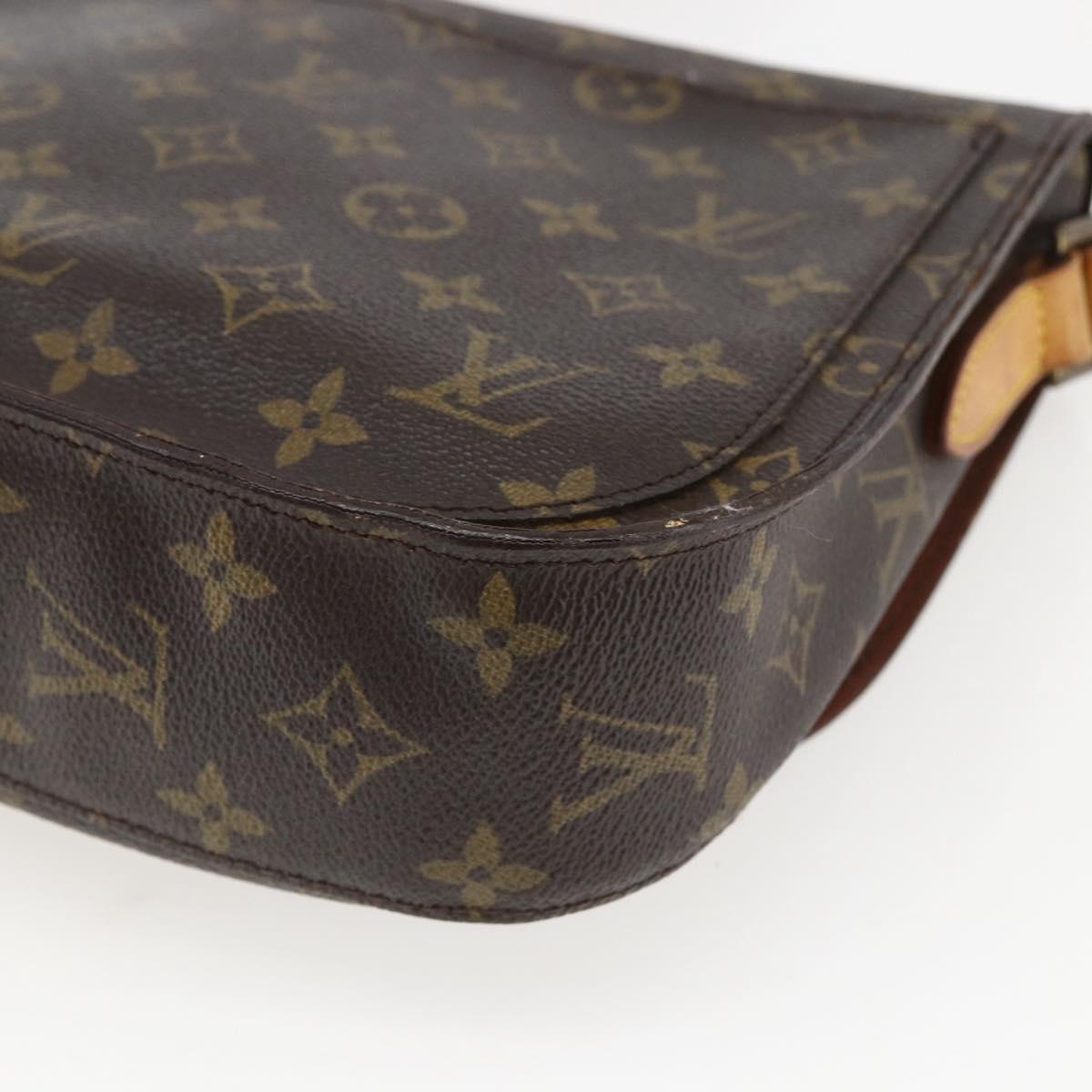LOUIS VUITTON Monogram Saint Cloud GM Shoulder Bag M51242 LV Auth 157626