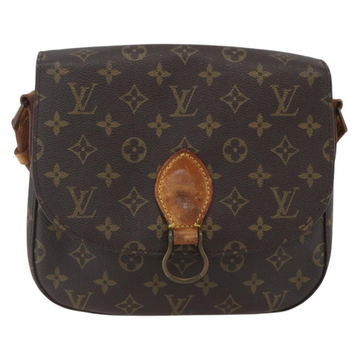 LOUIS VUITTON Monogram Saint Cloud GM Shoulder Bag M51242 LV Auth 157626