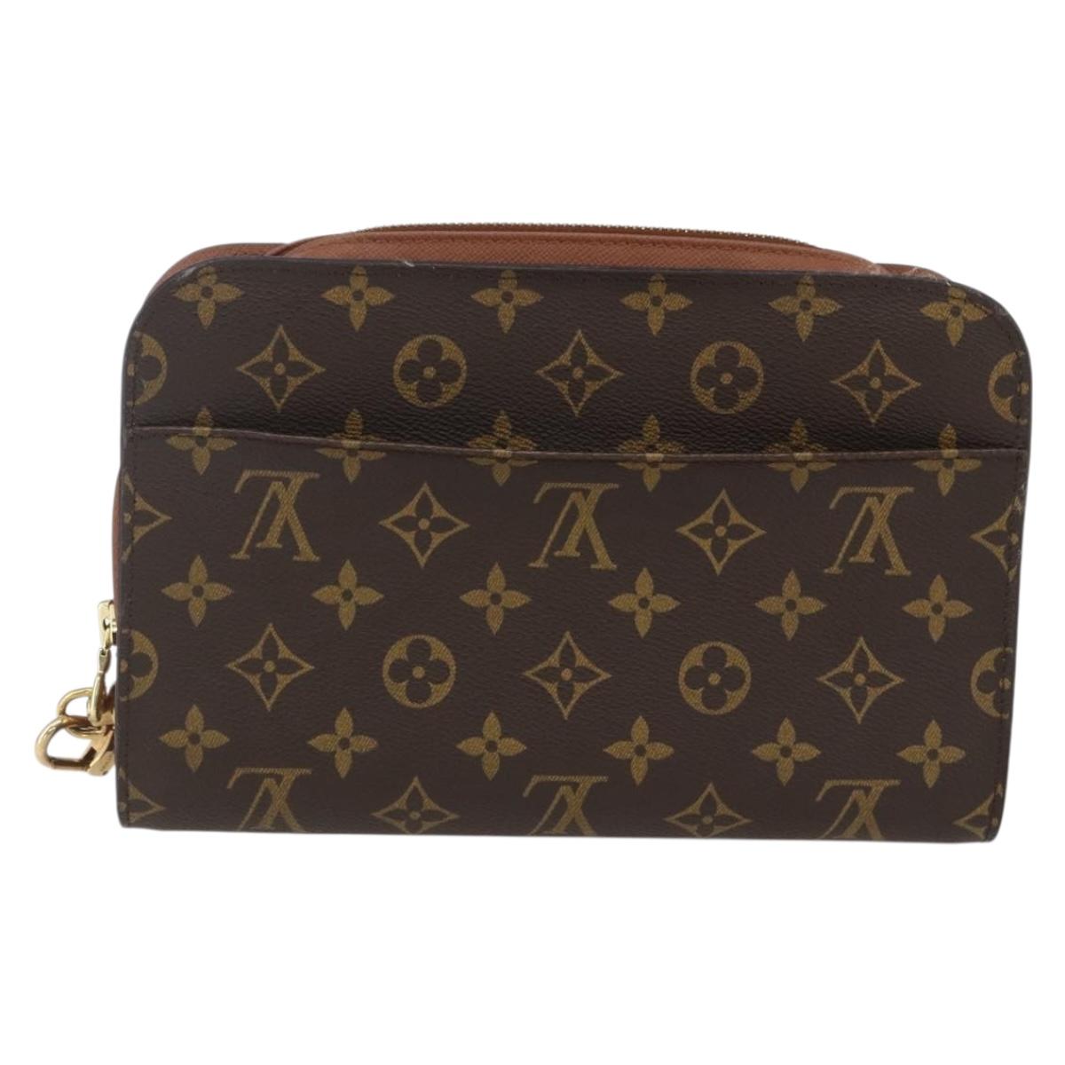 LOUIS VUITTON Monogram Orsay Clutch Bag M51790 LV Auth 157628